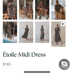 AURA THE LABEL Etoile Midi Dress